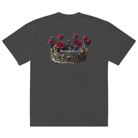 Kings Crown Oversized faded t-shirt