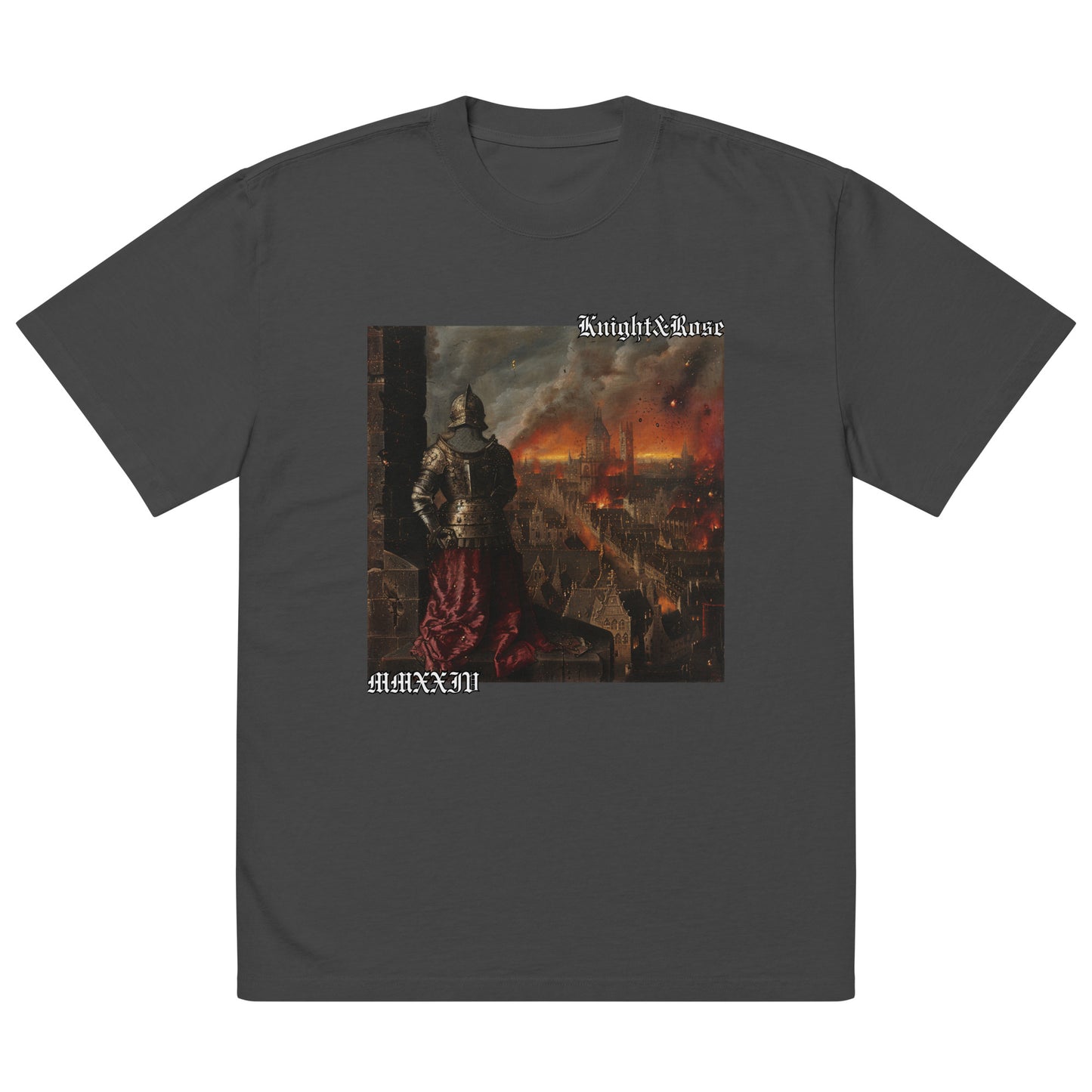 Burnt city oversized t-shirt