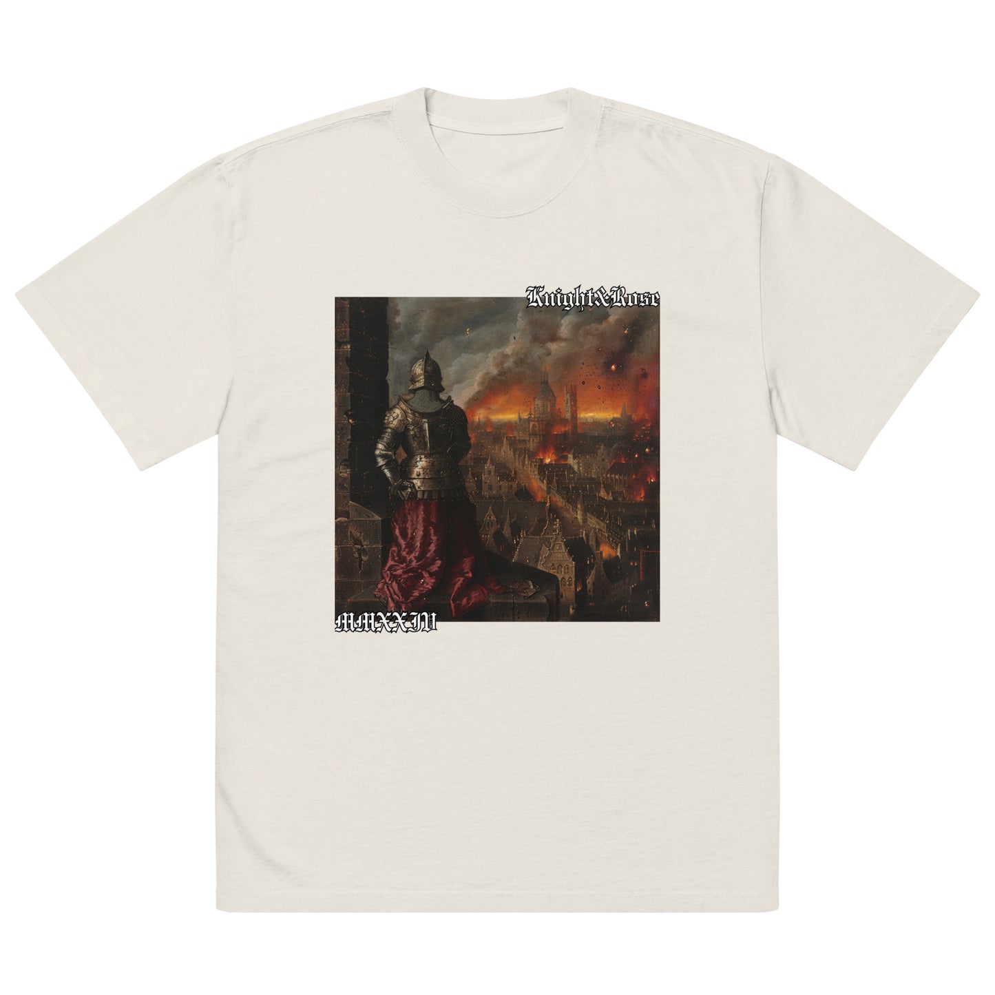 Burnt city oversized t-shirt