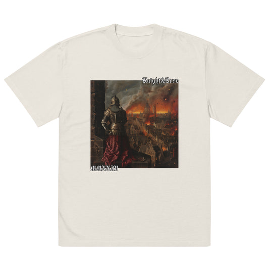 Burnt city oversized t-shirt