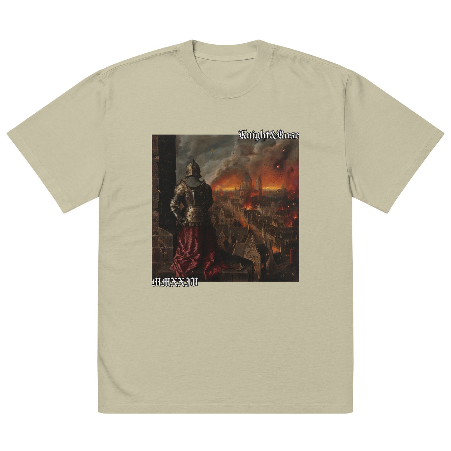 Burnt city oversized t-shirt