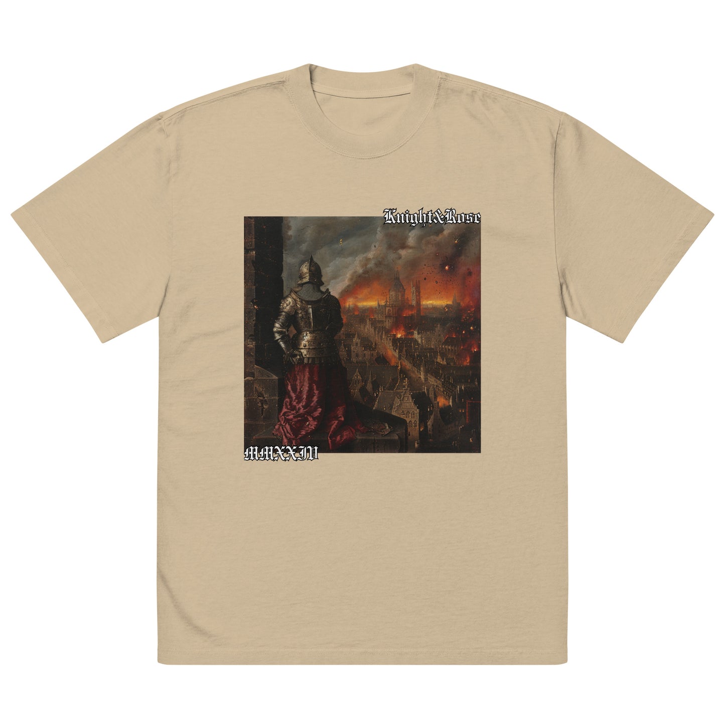 Burnt city oversized t-shirt