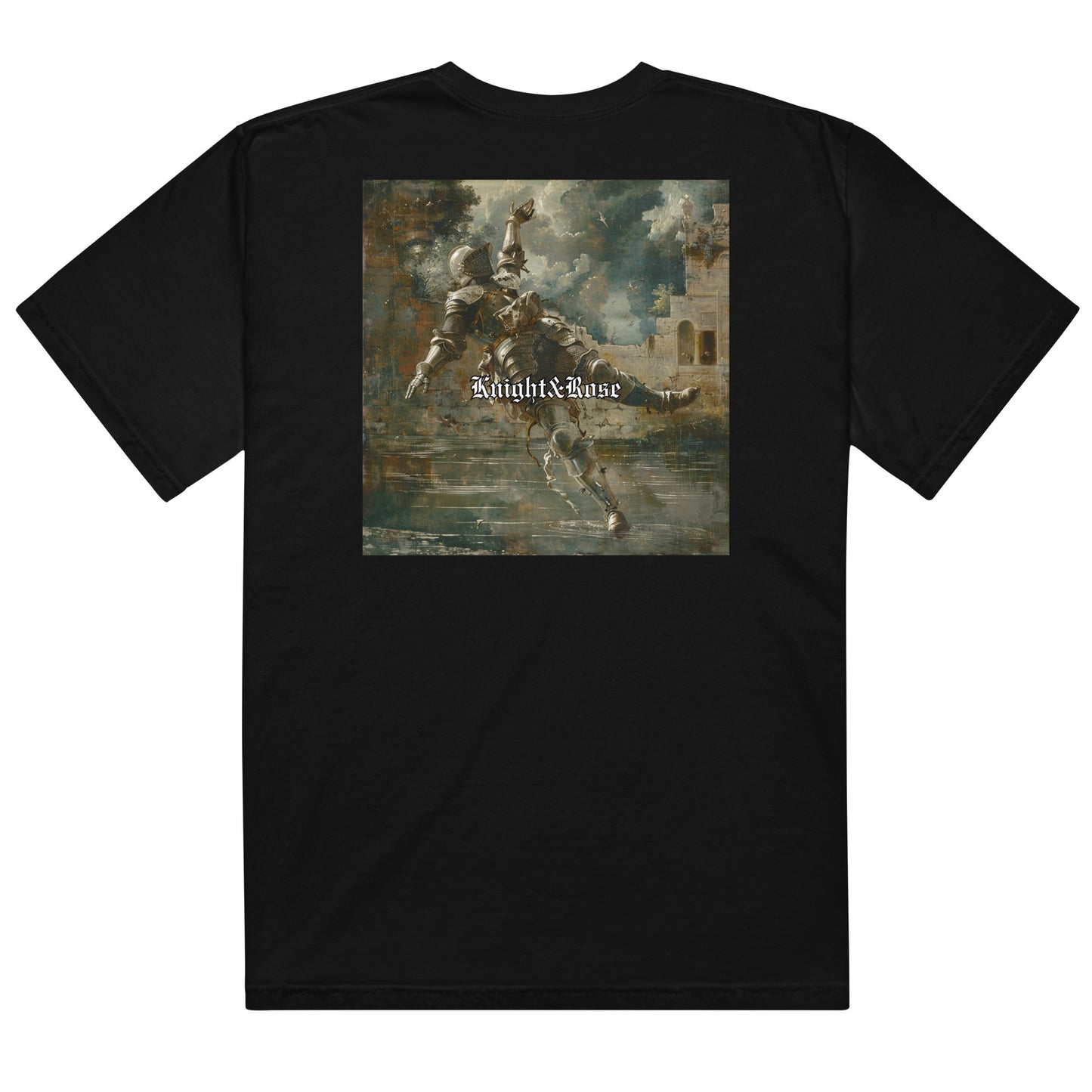 Falling Knight heavyweight t-shirt