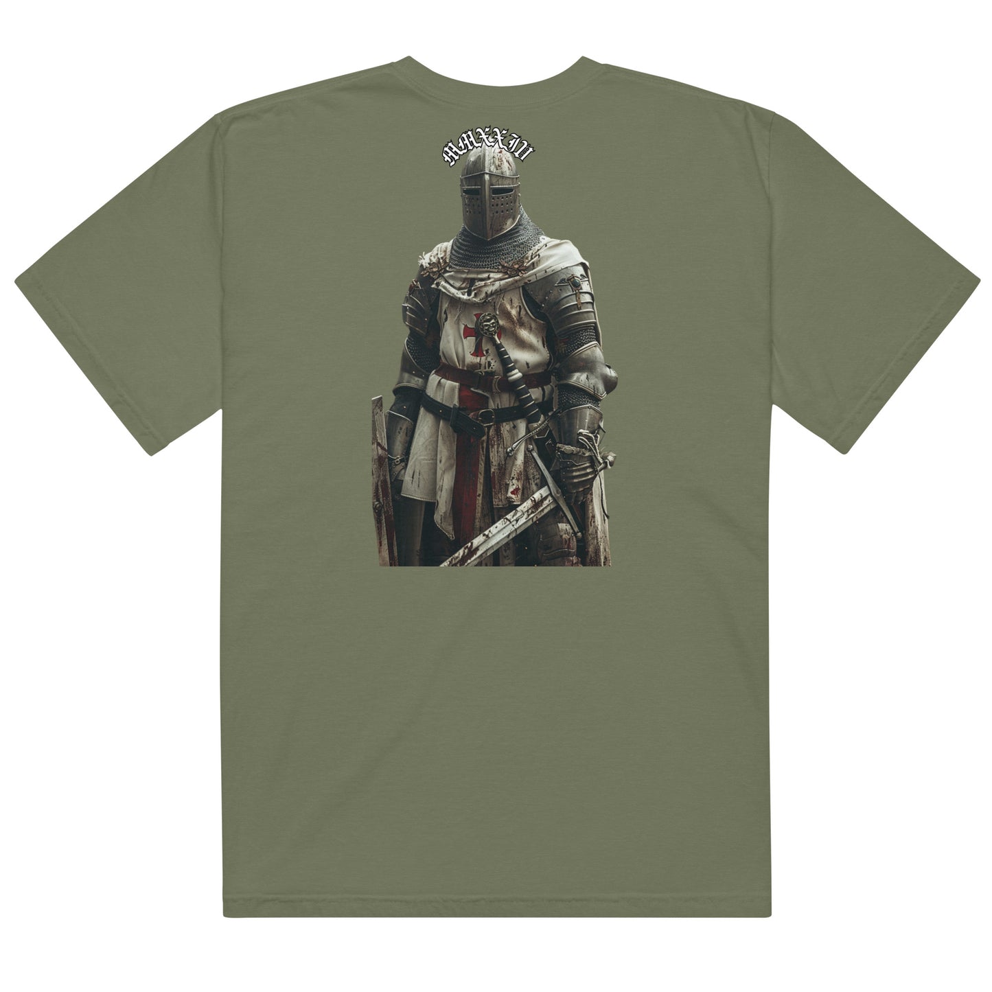 Holy Crusader heavyweight t-shirt